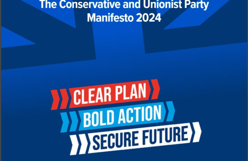 Cover of 2024 Conservative Manifesto